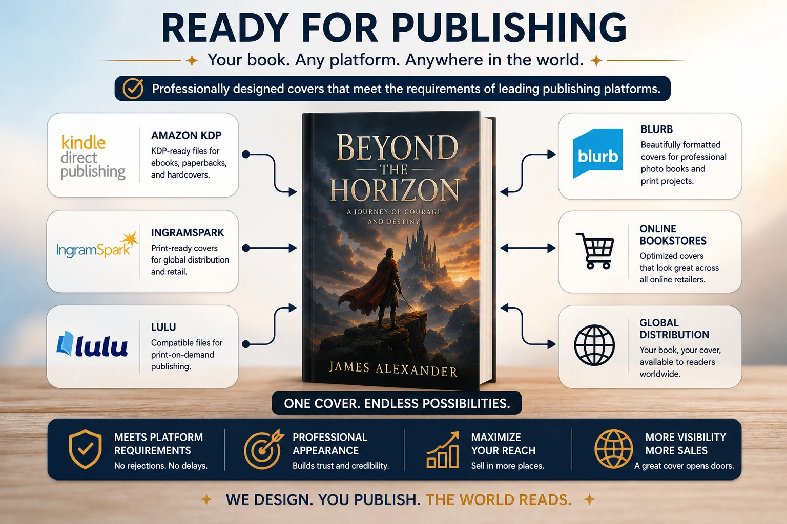 Professional book cover prepared for Amazon KDP, IngramSpark, Lulu, Blurb, online bookstores, and global book distribution platforms.